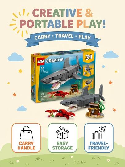 LEGO Creator 3-In-1 Magical Unicorn Kids 7Years+ 31140