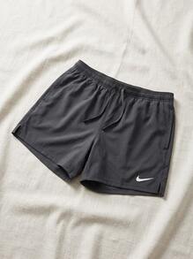 Nike Men's Athletic Swimwear Stretchy Quick-Dry Breathable Pool Vacation Summer NESSF560-051 - Grey - View 2