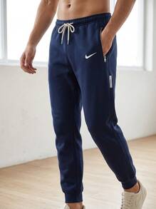 Nike Men's Sports Pants Versatile Comfortable Lightweight Daily Outdoor Commuting Blue FD7738-451 - Navy Blue - View 4