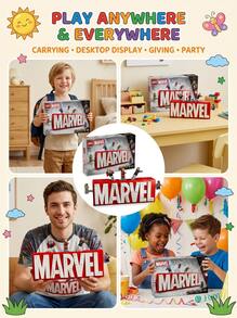LEGO 76313 MARVEL Logo & Minifigures 12years+ - Multicolor - View 5