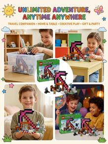 LEGO Minecraft the Pickaxe Mine Building Blocks Set for Boys 21277 Multicolour STEM Learning Toy Christmas Construction Kit Creative Play Birthday Gift - Multifärgad - Visa 5