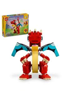LEGO التنين الأحمر - متعدد الألوان - مشاهدة 6
