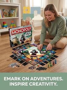Hasbro Monopoly Star Wars Boba Fett Edition Board Game 2-6 Players 8+ F5394FA01 - Multicolor - View 2
