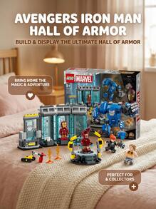 LEGO 76315 Iron Man's Laboratory: Hall Of Armor 8years+ - Multicolor - View 3