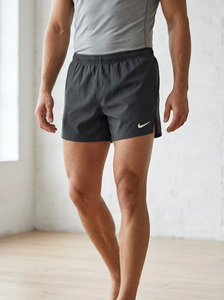 Nike Men's Athletic Swimwear Stretchy Quick-Dry Breathable Pool Vacation Summer NESSF560-051 - Grey - View 1