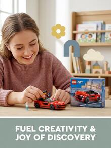 LEGO City Red Sports Car 5Years+ 60448 - Multicolor - View 2
