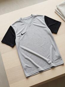 Nike Men's Sports Tees & Tanks Breathable Classic Fit Quick-Dry Daily Weekend Training Grey DH8035-052 - Grey - View 2