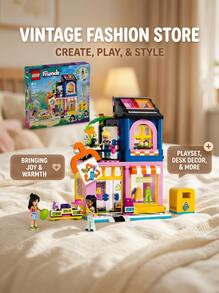 LEGO Friends® Vintage Fashion Store GIRLS FIRST 42614 - Multicolor - View 3