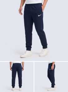 Nike Men's Outdoor Pants Quick-Dry Breathable Skin-Friendly Weekend Training Daily Navy CW6907-451 - Navy Blue - View 4