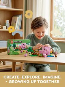 LEGO مجموعة كتل بناء بيت الصغير 21268 - غرفة وديكور المنزل، هدية عيد ميلاد مثالية للأطفال - متعدد الألوان - مشاهدة 2
