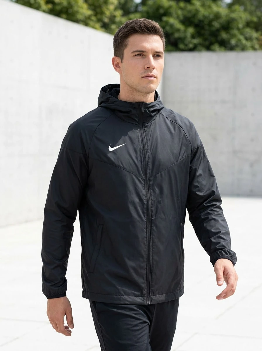 Nike Men's Sports Jackets Lightweight Premium Comfortable Casual Weekend Sports Black FD7699-010 - Black - View 1