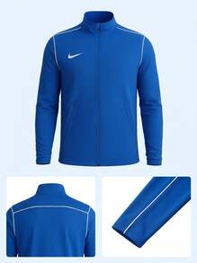 Nike Young Boys Jackets Versatile Windproof Quick-Dry Weekend Sports Travel Blue FJ3026-463 - Royal Blue - View 5