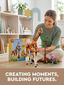 LEGO Creator 3-In-1 Wild Safari Animals Kids 9Years+ 31150 - Multicolor - View 2