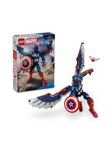 LEGO Marvel Super Heroes™ New Captain America Buildable Figure BOYS FIRST 76296 - Multicolor - View 6
