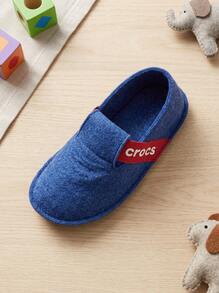 Crocs CLASSIC SLIPPER Kids' Versatile Anti-Slip Ergonomic Weekend Summer Outdoor Blue 205349-CEBL - Blue - View 2