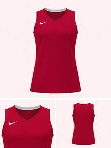 Nike Women's Ball Sports Apparel Comfortable Easy To Match Classic Casual Weekend Travel Red NT0211-657 - Multicolor - View 4