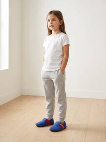 Crocs CLASSIC SLIPPER Kids' Versatile Anti-Slip Ergonomic Weekend Summer Outdoor Blue 205349-CEBL - Blue - View 3