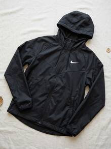 Nike Men's Sports Jackets Lightweight Premium Comfortable Casual Weekend Sports Black FD7699-010 - Black - View 2