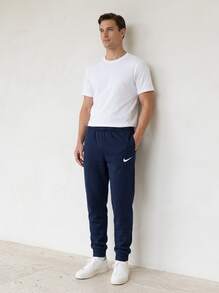 Nike Men's Outdoor Pants Quick-Dry Breathable Skin-Friendly Weekend Training Daily Navy CW6907-451 - Navy Blue - View 6
