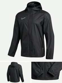 Nike Men's Sports Jackets Warm Durable Versatile Training Commuting Hiking Black FZ9858-010 - Black - View 3