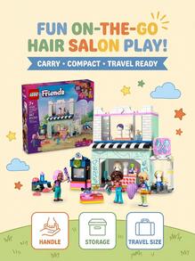 LEGO Friends® Hair Salon GIRLS FIRST 42662 - Multicolor - View 4