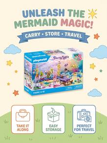 Playmobil Princess Magic Unterwasser-Tierpflege Der Meeresbewohner GIRLS FIRST 71499 - Multicolor - View 4