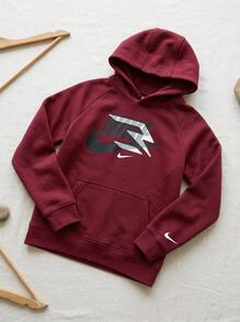 Nike Kids' Lightweight Durable Fleece-Lined School Casual Home Red 9Q0870-R6R - CABERNET - View 2
