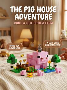 LEGO مجموعة كتل بناء بيت الصغير 21268 - غرفة وديكور المنزل، هدية عيد ميلاد مثالية للأطفال - متعدد الألوان - مشاهدة 3