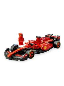 LEGO Speed Champions Ferrari SF-24 F1® Race Car BOYS FIRST 77242 - Multicolor - View 6