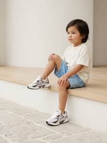 Nike V5 RNR Kids' Sneakers Lightweight Snug Fit Padded Casual Training Travel HQ6411-005 - Multicolor - View 5