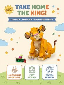 LEGO Disney Classic® Simba, The King's Lion Cub GIRLS FIRST 43243 - Multicolor - View 4
