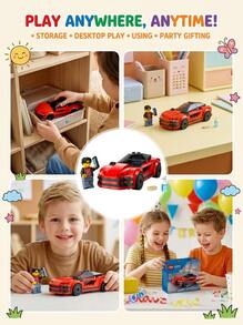 LEGO City Red Sports Car 5Years+ 60448 - Multicolor - View 5