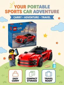 LEGO City Red Sports Car 5Years+ 60448 - Multicolor - View 4