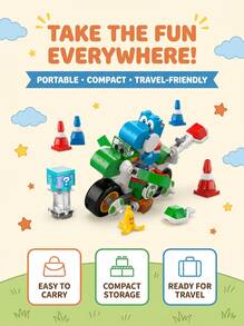 LEGO Super Mario® Mario Kart™ – Yoshi Bike BOYS FIRST 72031 - Multicolor - View 4