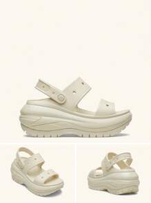 Crocs CLASSIC SANDAL Unisex Lightweight Adjustable Comfortable Casual Outing Vacation Sand 207989-2Y2 - Beige - View 4