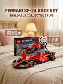 LEGO Speed Champions Ferrari SF-24 F1® Race Car BOYS FIRST 77242 - Multicolor - View 3