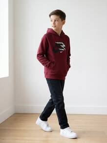 Nike Kids' Lightweight Durable Fleece-Lined School Casual Home Red 9Q0870-R6R - CABERNET - View 3
