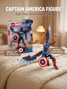 LEGO Marvel Super Heroes™ New Captain America Buildable Figure BOYS FIRST 76296 - Multicolor - View 3