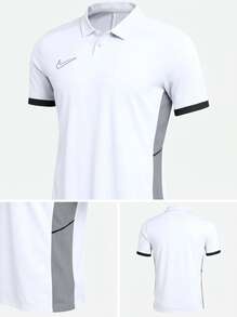 Nike Men's Sport Polos Versatile Soft Breathable Daily Commuting School White FZ9759-100 - White - View 4