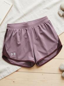 Under Armour HEATGEAR Sports Shorts Breathable Soft Quick-Dry Casual Running Beach Purple 1350196-500 - Burgundy - View 2