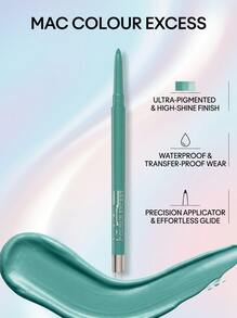 MAC Colour Excess Gel Pencil Eyeliner Pool Shark 0.35 G – Gel Eyeliner, Waterproof, For Makeup Enthusiasts, Pool Shark, Suitable For Daily Eye Makeup - Pool Shark - View 2