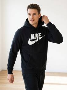 Nike Men's Sports & Outdoor Hoodies Breathable Easy To Match Classic Fit Weekend Sports Commuting Black FN3868-010 - Black - View 6