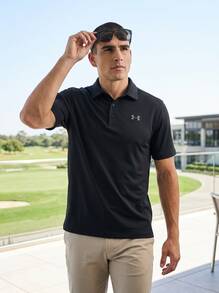 Under Armour UA Men's Sports Tees & Tanks Breathable Classic Fit Quick-Dry Vacation School Casual Black 1377374-001 - Black - View 3