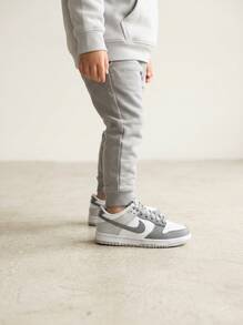 Nike Kids Sneakers Versatile Modern Anti-Slip Daily Gym Commuting IQ0804-102 - Light Grey - View 5