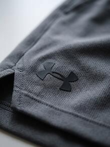 Under Armour Woven Men's 6" Shorts Grey - Castlerock / Orange Bloc - View 5