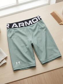 Under Armour شورت 8 بوصة من UA HG - فضي - مشاهدة 2