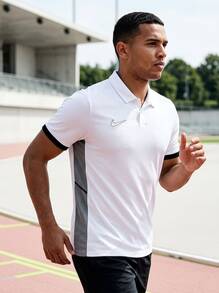 Nike Men's Sport Polos Versatile Soft Breathable Daily Commuting School White FZ9759-100 - White - View 3