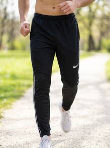 Nike Men's Sports Pants Stretchy Quick-Dry Breathable Training Daily Outdoor Black HM7171-010 - Black - View 3