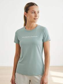 Under Armour UA Sports Tees & Tanks Quick-Dry Skin-Friendly Stretchy Travel Daily Weekend 1389726-348 - Grey - View 6