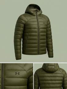 Under Armour TECH Sports Jackets Durable Versatile Waterproof Weekend Commuting Outdoor Green 1372648-390 - Olive Green - View 4